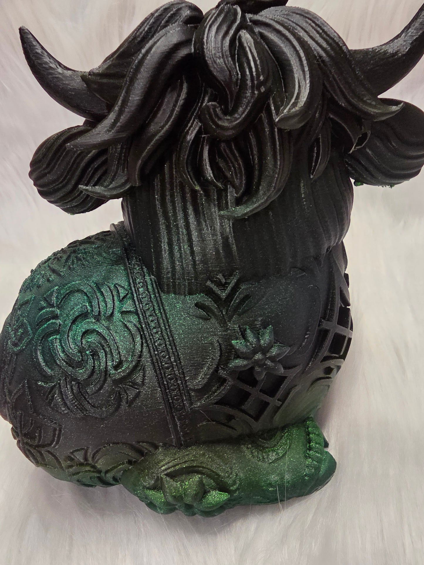 LARGE STEAMPUNK HIGHLAND COW