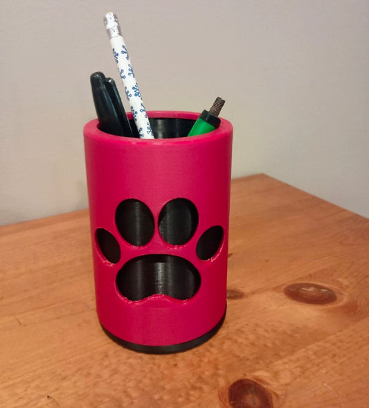 Paw Print Pen Holder