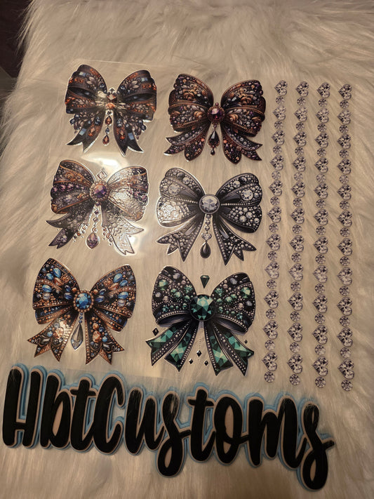 Rhinestone Bows Element
