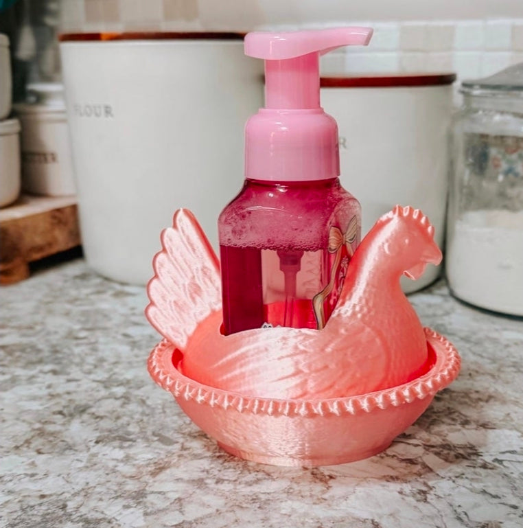 Chicken Soap Dispenser Holder