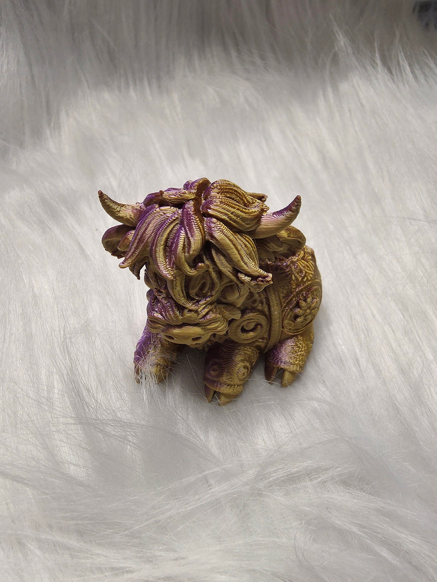 SMALL STEAMPUNK HIGHLAND COW