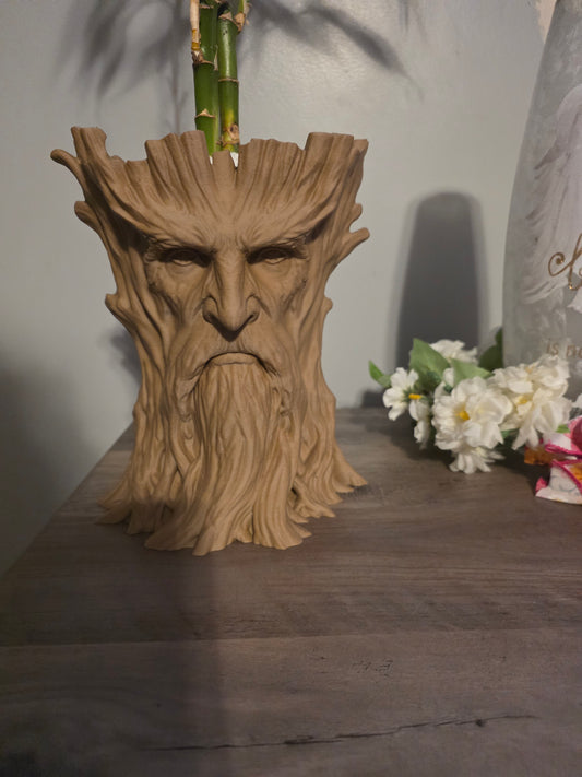 3D Printed Father Time Large Planter 10" x9"