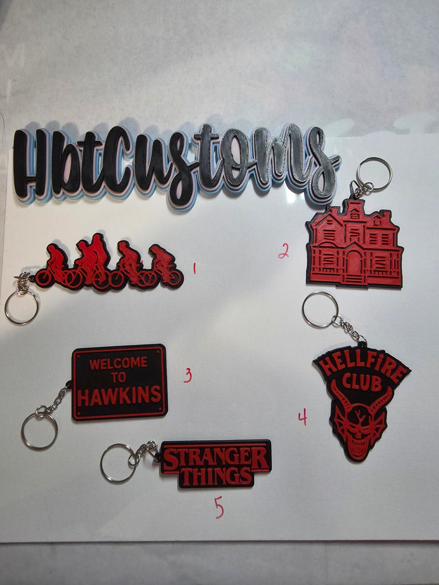 Stranger Things Key Chain