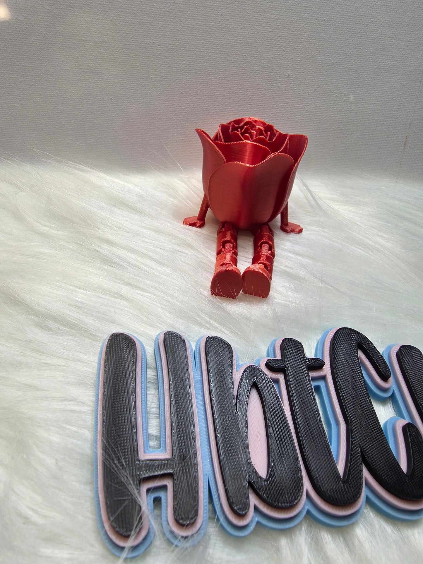 Small Articulated Rose Figure