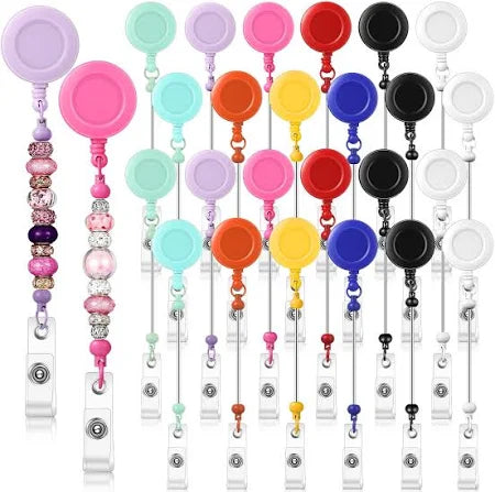 Custom Beaded Badge Reel