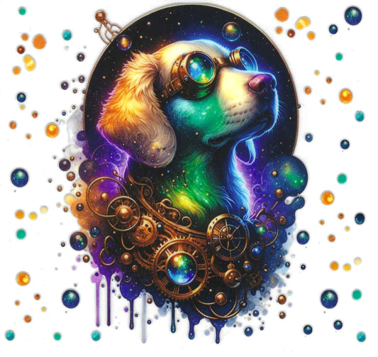 Steampunk Dog Decal