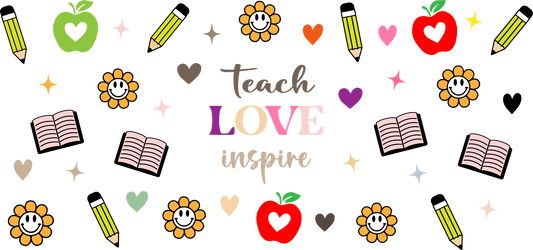 teacher love inspire 16 oz