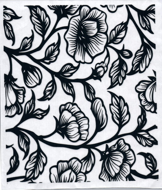 Tooled Flowers 9 20oz