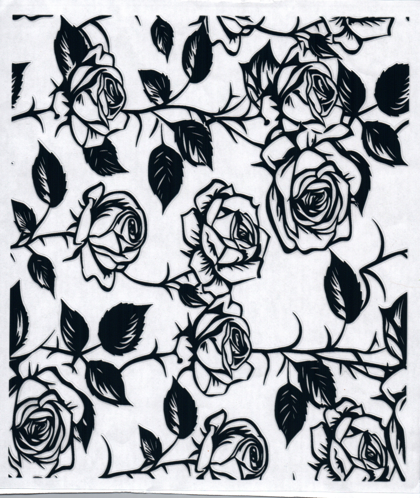 Tooled roses 4 20oz