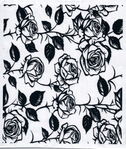 Tooled roses 4 20oz