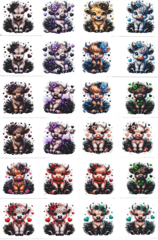 Cows in Tutu's Kiss Cut