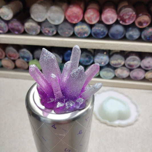 Premade Crystal cluster multiple colors available