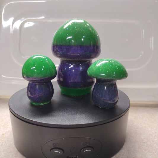 Mushroom Family that glows