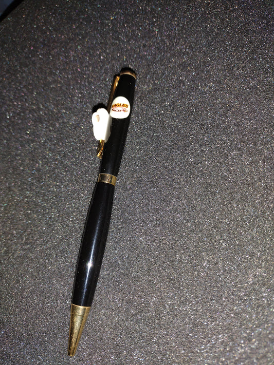 Custom Black Acrylic with Eagles logo