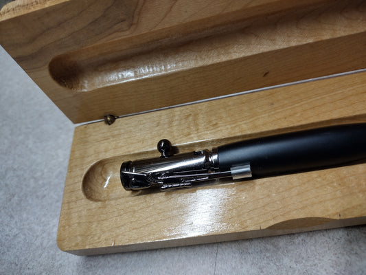 Custom Bolt Action Black Pen