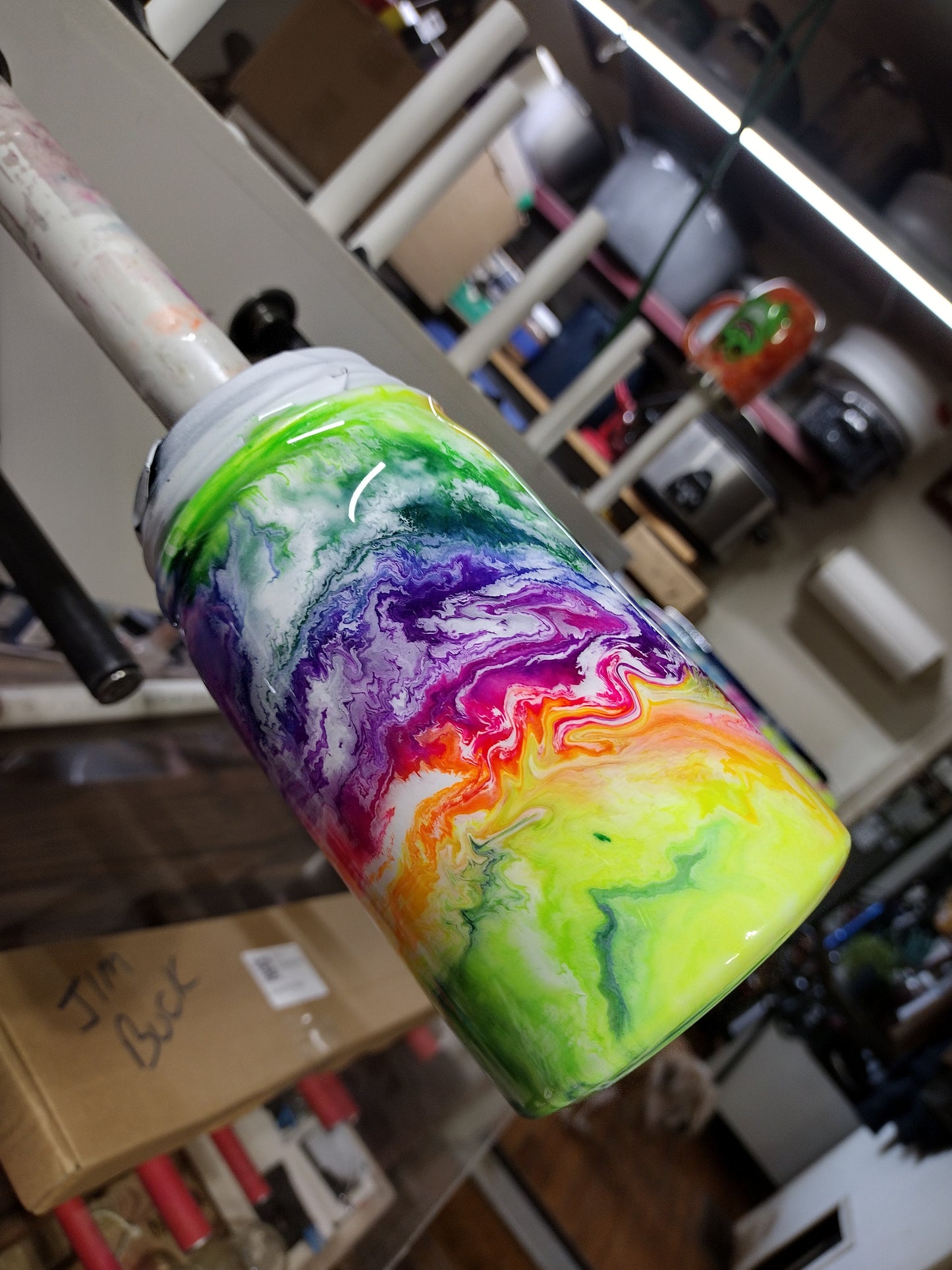 NANAS NEON MASON JAR W/GLOW