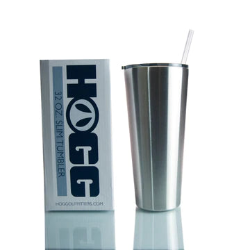 32OZ SLIM TUMBER W/STRAW